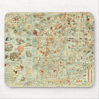 Medieval Map Mousepad