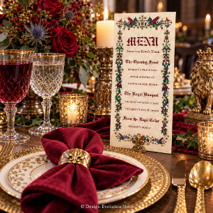 Medieval Menu Royal Feast Renaissance