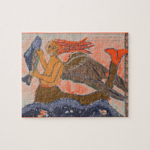 Medieval Merman/Mermaid Jigsaw Puzzle