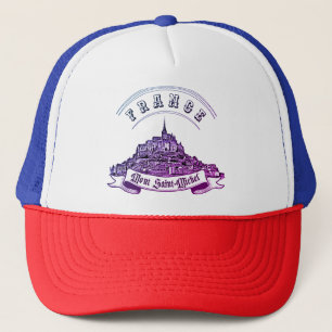 Medieval monastery Mont Saint Michel. France. Trucker Hat