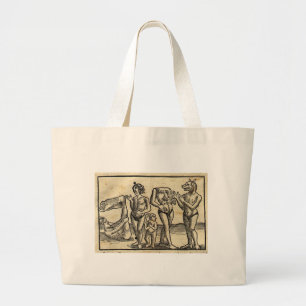 Medieval Monsters Large Tote Bag