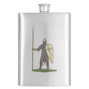 Medieval Norman Knight Circa 1066 Hip Flask