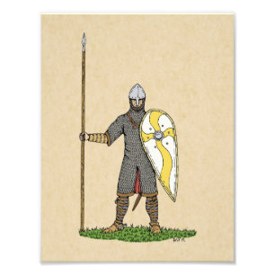 Medieval Norman Knight Circa 1066 Photo Print