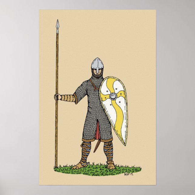Medieval Norman Knight Circa 1066 Poster (Front)