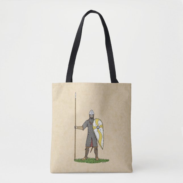 Medieval Norman Knight Circa 1066 Tote Bag (Front)