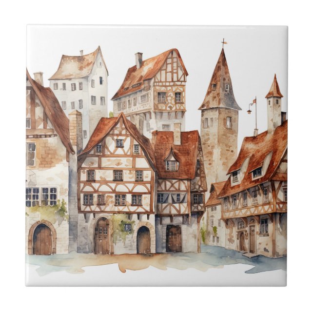 Medieval old city  tile (Front)