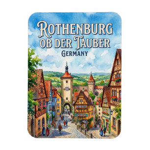 Medieval Old Town, Rothenburg ob der Tauber Magnet