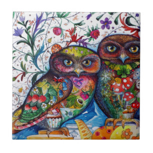Medieval owls 1 tile