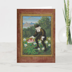 Medieval Painting Valentine Holiday Card