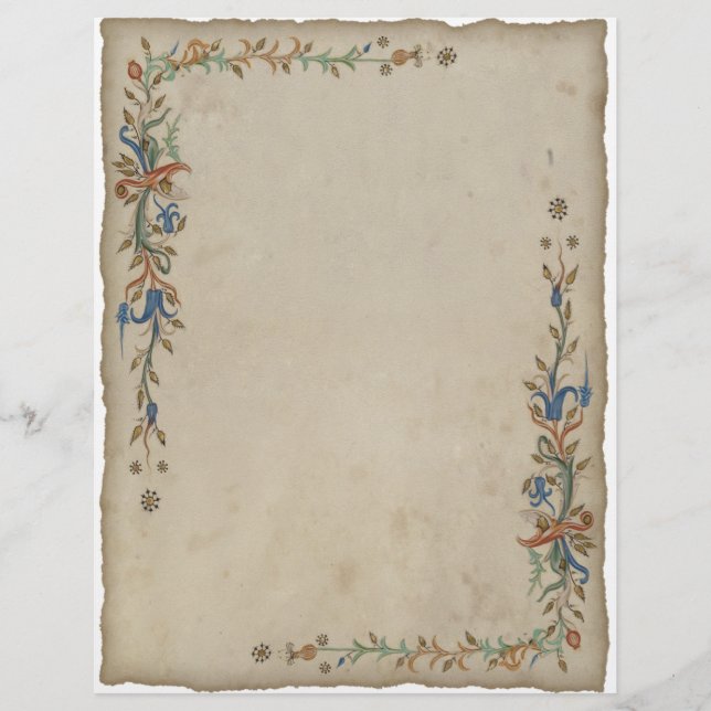 medieval paper letterhead (Front)