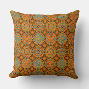 Medieval Pattern Throw Pillow