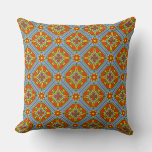 Medieval Pattern Throw Pillow