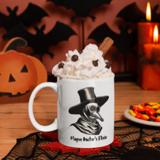 Medieval Plague Doctor's Elixir Coffee Mug