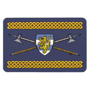 Medieval Poleaxes and Shield Magnet