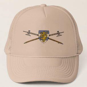 Medieval Poleaxes and Shield Trucker Hat