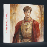 Medieval Prince Binder<br><div class="desc">A Watercolour portrait of a Medieval prince</div>