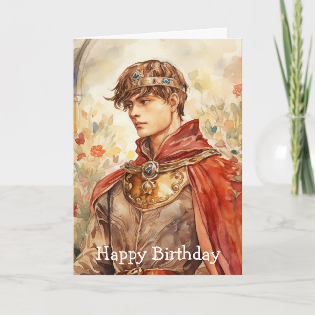 Medieval Prince Card (Front)