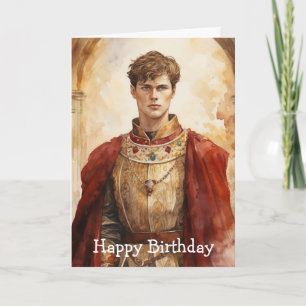 Medieval Prince Card