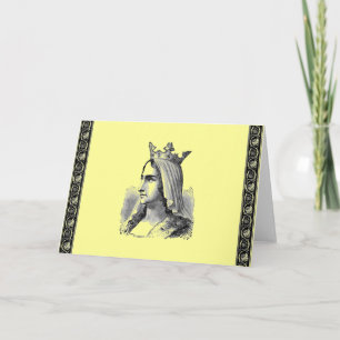 Medieval Queen Greeting Card