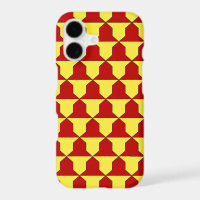 Medieval Red Yellow Ferrer Derby Heraldic Pattern 