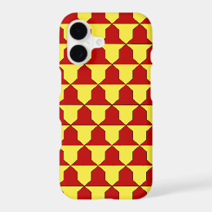 Medieval Red Yellow Ferrer Derby Heraldic Pattern