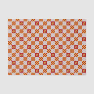 Medieval Red Yellow Magical Fantasy Heraldic Tissue Paper