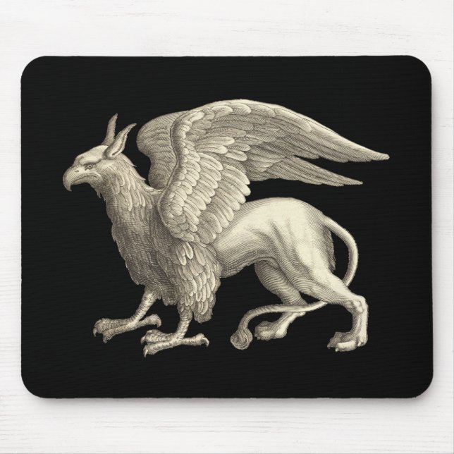 Medieval Renaissance Griffin Mouse Pad (Front)