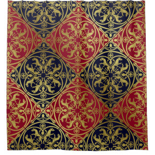 Medieval Renaissance Herald Lion Leopard Metallic 