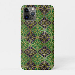 Medieval Renaissance Herald Lion Leopard Metallic  iPhone 11 Pro Case