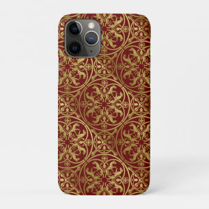 Medieval Renaissance Herald Lion Leopard Metallic iPhone 11 Pro Case