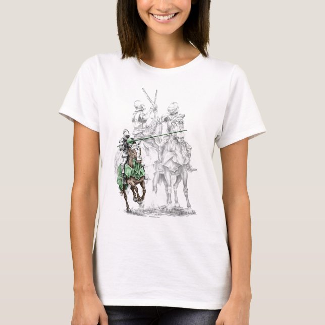 Medieval Renaissance Knights T-Shirt (Front)