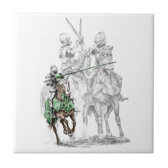 Medieval Renaissance Knights Tile (Front)