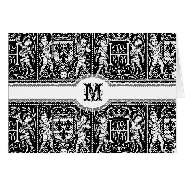 Medieval Renaissance Pageantry Elegant Pattern (Front Horizontal)