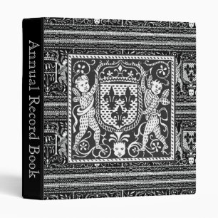 Medieval Renaissance Pageantry Elegant Pattern Binder