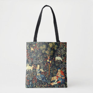 Medieval Renaissance Tapestry Shepherds and Sheep Tote Bag