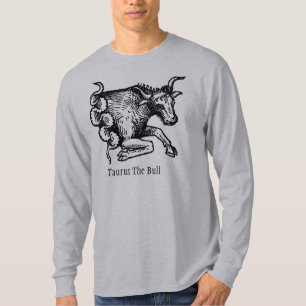 Medieval Renaissance Zodiac Symbol Taurus Bull T-Shirt
