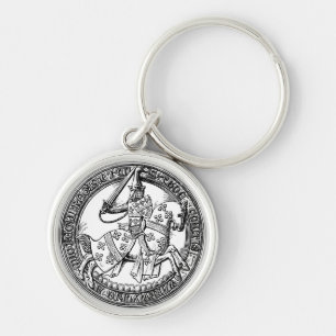 Medieval Rider Herald Keychain