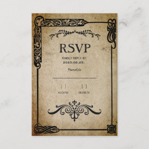 Medieval RSVP Card