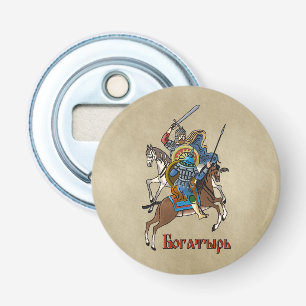 Medieval Russian Bogatyr Bottle Opener
