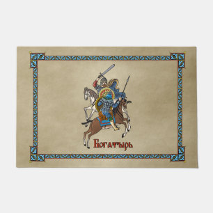 Medieval Russian Bogatyr Doormat