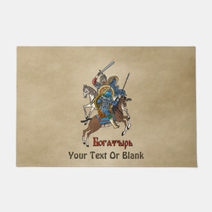 Medieval Russian Bogatyr Doormat