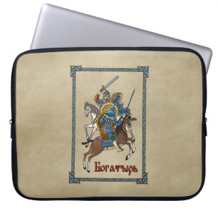 Medieval Russian Bogatyr Laptop Sleeve