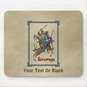 Medieval Russian Bogatyr Mouse Pad