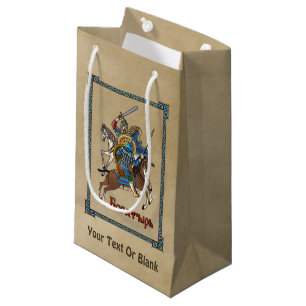 Medieval Russian Bogatyr Small Gift Bag