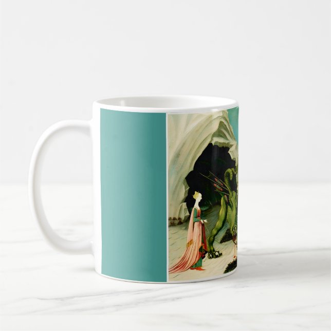 Medieval Saint George and the Drago Coffee Mug (Left)