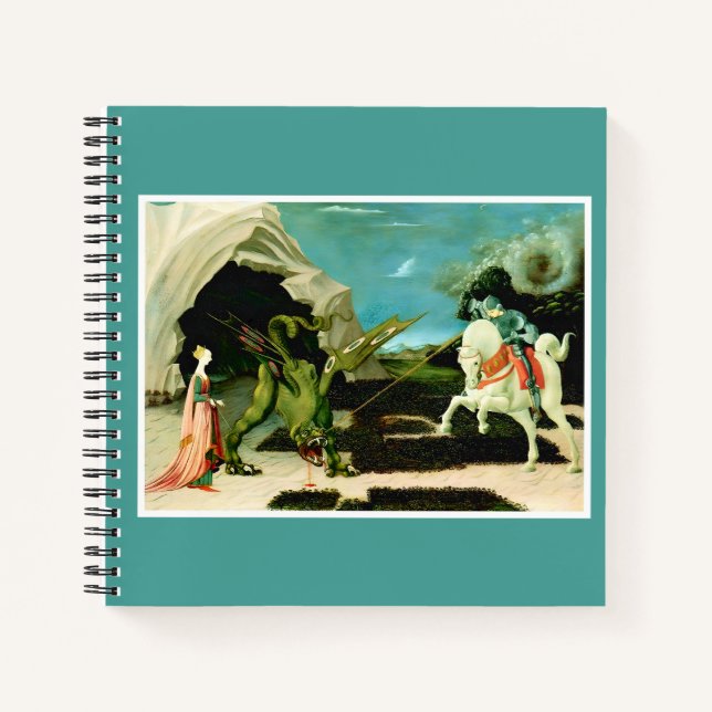 Medieval Saint George and the Drago Notebook (Front)