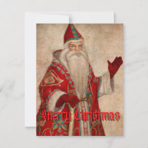 Medieval Santa Christmas Card
