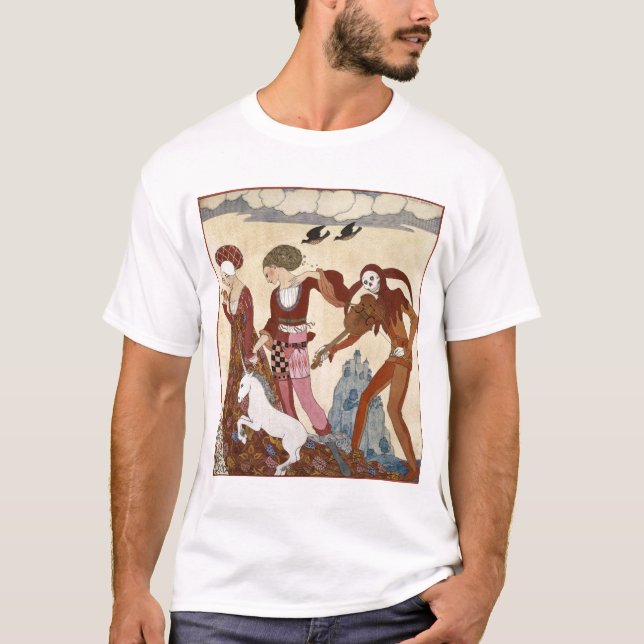 Medieval Scene by Georges Barbier T-Shirt (Front)