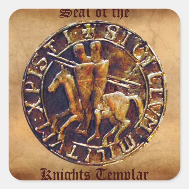 Medieval Seal of the Knights Templar (Front)