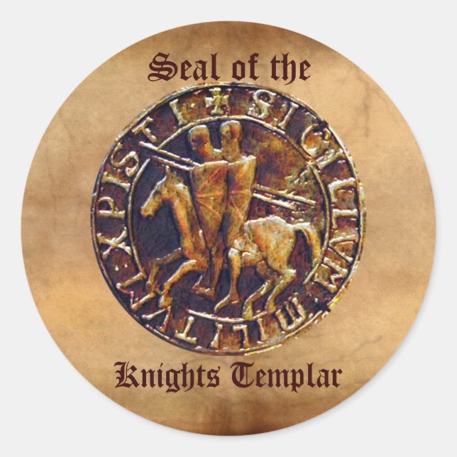 Medieval Seal of the Knights Templar (Front)